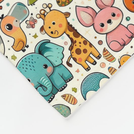 Mit Monogramm personalisierte Regenbogendecke Fleecedecke (Ecke)