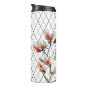 Mit Monogramm Personalisierter Tumbler Thermosbecher (Nach rechts gedreht)