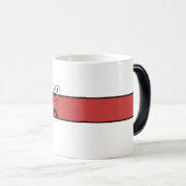 Mit Monogramm Personalisierter Viktorianischer Blü Verwandlungstasse (VorderseiteRechts)
