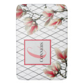 Mit Monogramm Personalisiertes Bad Rug Badematte (Vorderseite Vertikal)