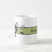 Mit Monogramm personalisiertes extravagantes Kaffeetasse (Mittel)