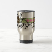 Mit Monogramm personalisiertes extravagantes Reisebecher (Mittel)