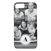 Mit Monogramm Personalisiertes Foto - klassisches Case-Mate iPhone Hülle (Rückseite)
