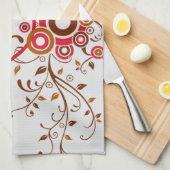 Mit Monogramm Personalisiertes Küchentuch (Viertel Falte)