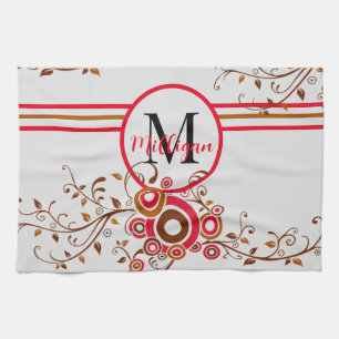 Mit Monogramm Personalisiertes Küchentuch