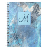 Mit Monogramm Personalisiertes Notebook Notizblock (Vorderseite)
