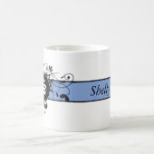 Mit Monogramm personalisiertes viktorianisches Kaffeetasse (Mittel)