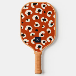 Mit Monogramm Pickleball-Paddel aus feinem Leopard Pickleball Schläger