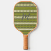 Mit Monogramm Pickleball-Paddel nach hinten Pickleball Schläger (Vorderseite)