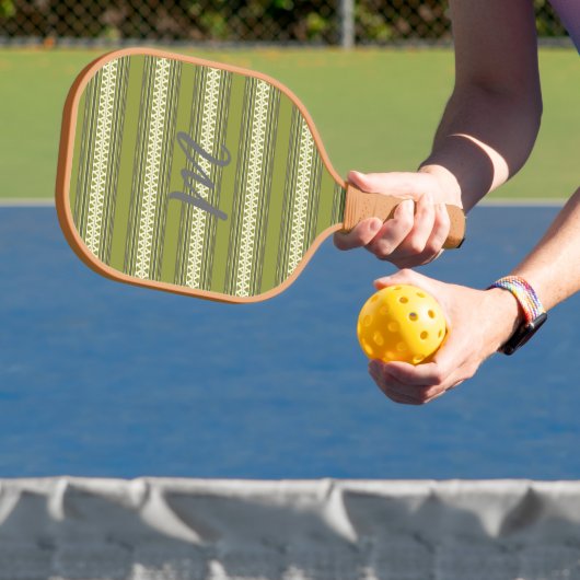 Mit Monogramm Pickleball-Paddel nach hinten Pickleball Schläger (InSitu)