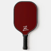 Mit Monogramm Pickleball Paddel Schläger (Rückseite)