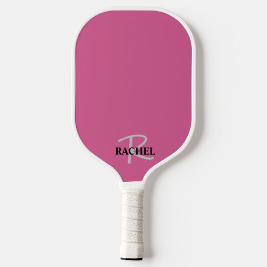 Mit Monogramm Pickleball Paddel Schläger (Rückseite)