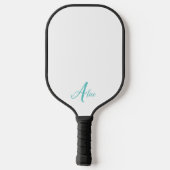 Mit Monogramm Pickleball Paddel Schläger (Rückseite)