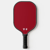 Mit Monogramm Pickleball Schläger (Vorderseite)