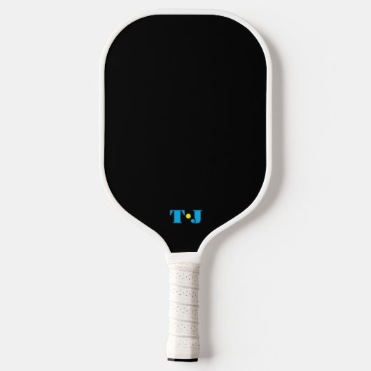 Mit Monogramm Pickleball Schläger (Rückseite)