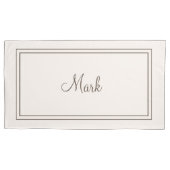 Mit Monogramm Pillowcases Kissenbezug (Vorderseite-Links)