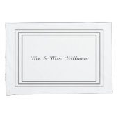 Mit Monogramm Pillowfälle Kissenbezug (Vorderseite-Rechts)