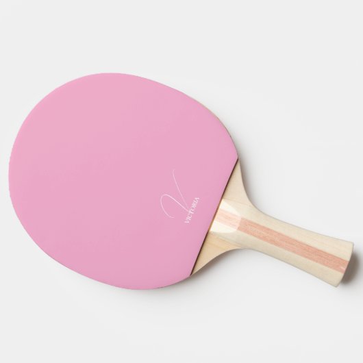 Mit Monogramm Ping Pong Paddle Paddle Paddel Tischtennis Schläger (Seitenansicht)
