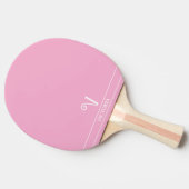 Mit Monogramm Ping Pong Paddle Paddle Paddel Tischtennis Schläger (Seitenansicht)