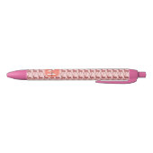 Mit Monogramm Pink Lachs Hirsch, Personalisierter Kugelschreiber (Unterseite)