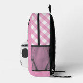Mit Monogramm Pink Niedlich Panda Kinder Bedruckter Rucksack (Rechts)