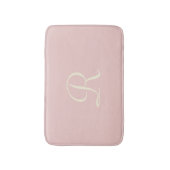 Mit Monogramm Pink-Pink-Bademantel Badematte (Vorderseite Vertikal)
