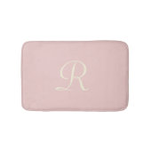 Mit Monogramm Pink-Pink-Bademantel Badematte (Vorderseite)