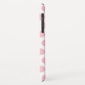 Mit Monogramm Pink Polka Dots Case-Mate iPhone Hülle (Hinten/Links)