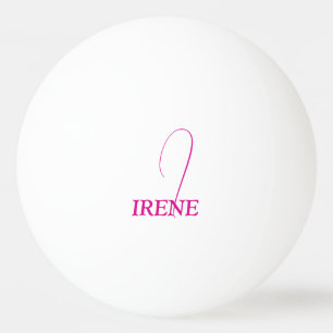 Mit Monogramm Pink Tischtennisball