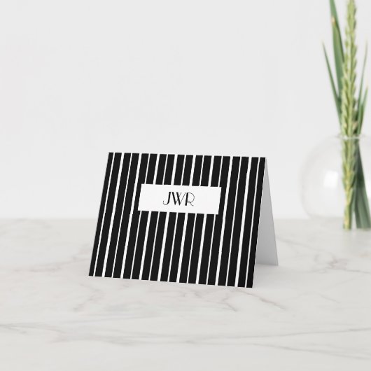 Mit Monogramm Pinstreifen (Vorderseite)