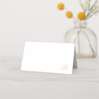 Mit Monogramm Platzkarten für das Picknick Diner e