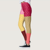 Mit Monogramm Polka Dots Muster Leggings (Links)