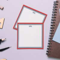 Mit Monogramm