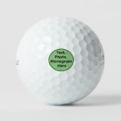 Mit Monogramm Premium-Markenbezeichnungen Golfball (Vorderseite)