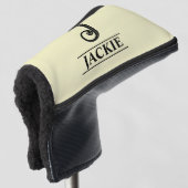 Mit Monogramm Putter Golf Head Cover Headcover (3/4 Vorderseite)