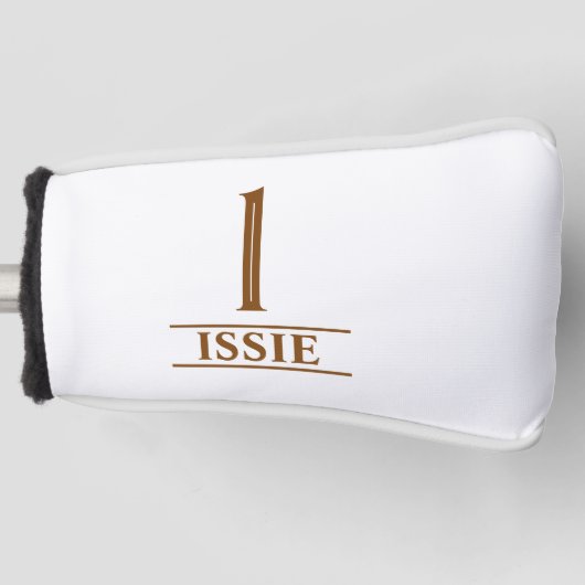 Mit Monogramm Putter Golf Head Cover Headcover (Vorderseite)