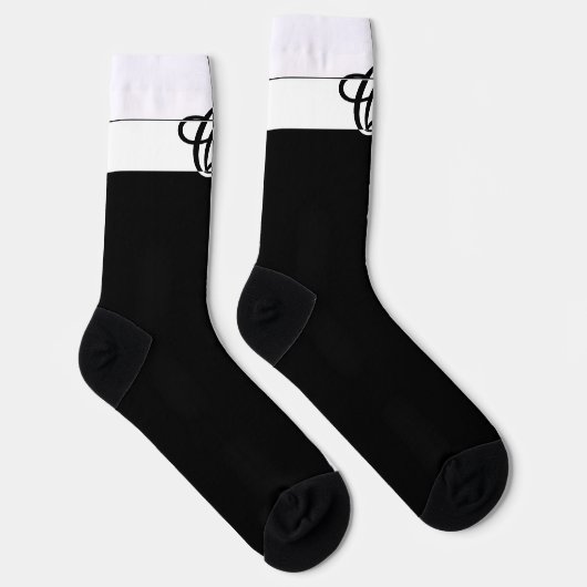 MIT MONOGRAMM Q SOCKEN (Rechts)
