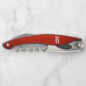 Mit Monogramm "R"-Kellerschraube Kellnermesser (Rückseite)