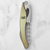 Mit Monogramm "R"-Kellerschraube Kellnermesser (Rückseite)