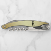 Mit Monogramm "R"-Kellerschraube Kellnermesser (Rückseite)