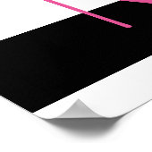 Mit Monogramm Rahmenplakat Poster (Ecke)