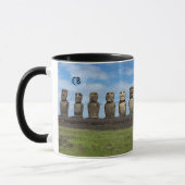Mit Monogramm Rapa Nui Kaffee-Tasse Tasse (Links)