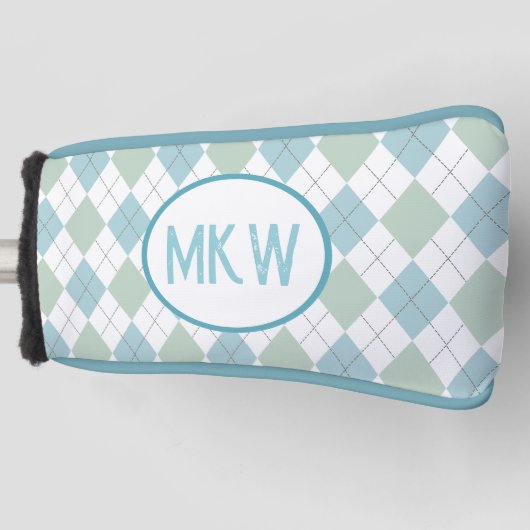 Mit Monogramm Raute Golf Headcover (Vorderseite)