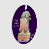 Mit Monogramm Reading Ornament (Vorderseite)