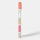 Mit Monogramm Rechtecke für Farbblöcke zeichnen Case-Mate iPhone Hülle (Rückseite / Rechts)