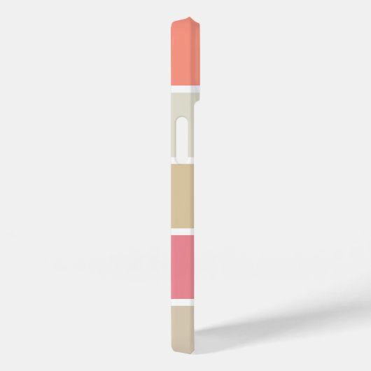 Mit Monogramm Rechtecke für Farbblöcke zeichnen Case-Mate iPhone Hülle (Rückseite / Rechts)