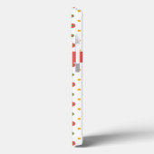 Mit Monogramm Red auf White Polka Dots iPad Mini F Case-Mate iPhone Hülle (Rückseite / Links)