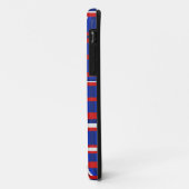 Mit Monogramm Red White & Blue Kariert Patriot Case-Mate iPhone Hülle (Hinten/Links)