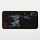 Mit Monogramm Rentierleuchten | Urlaub Case-Mate iPhone Hülle (Rückseite (Horizontal))