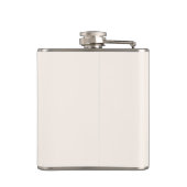 Mit Monogramm Retro Farbige Streifen Personalisier Flachmann (Rückseite)
